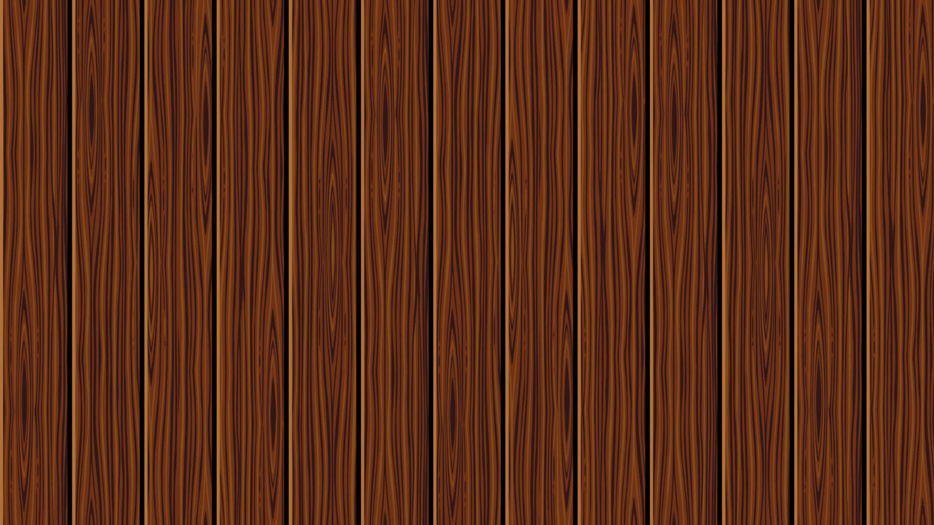 Brown Wood 桌布 壁紙 — 垂直的深棕色木板帶有豐富的木紋圖案，營造出溫暖的紋理背景。