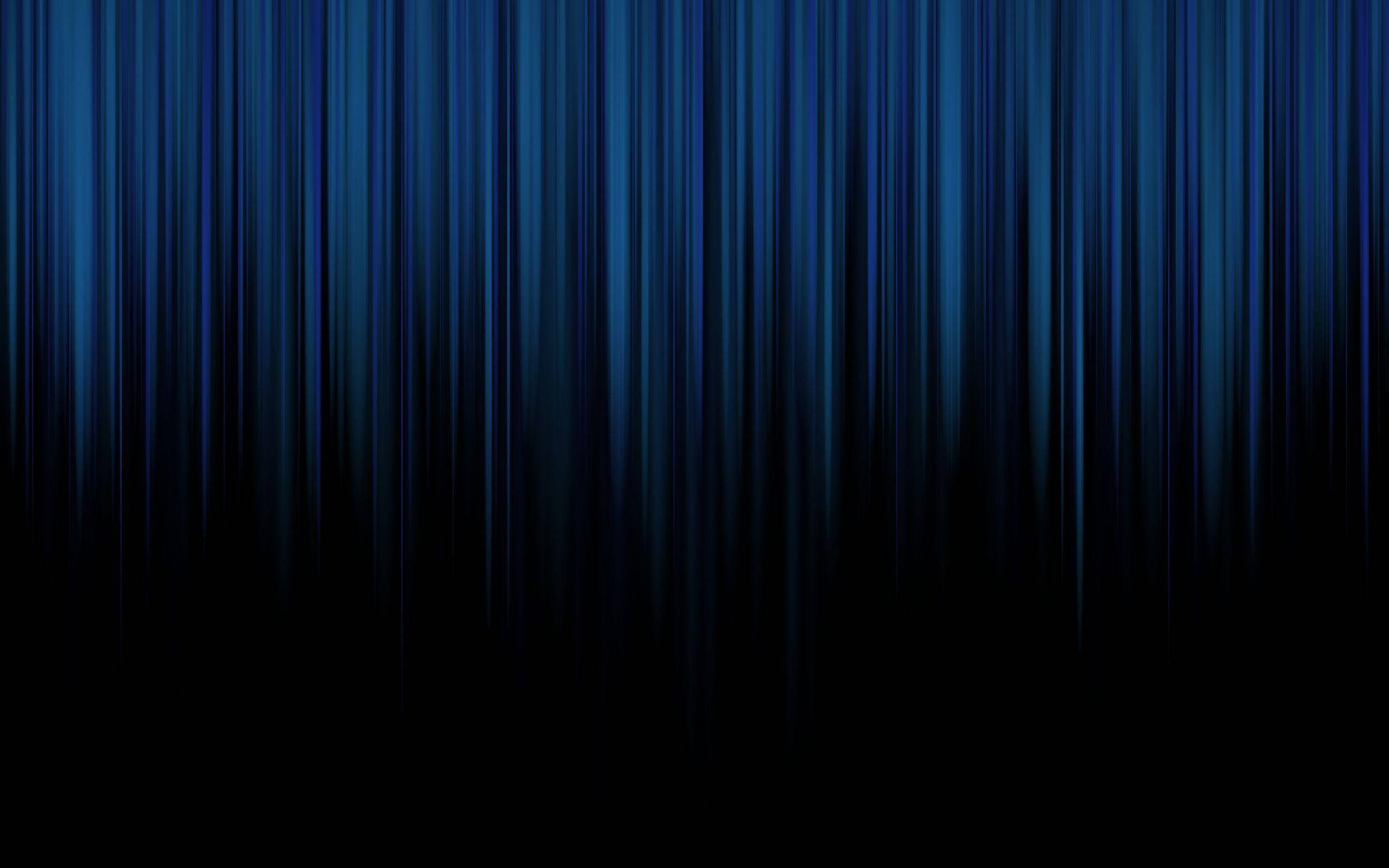 curtain opening 桌布 壁紙 — 垂直藍色光條漸變為黑色，營造出數位抽象發光效果。