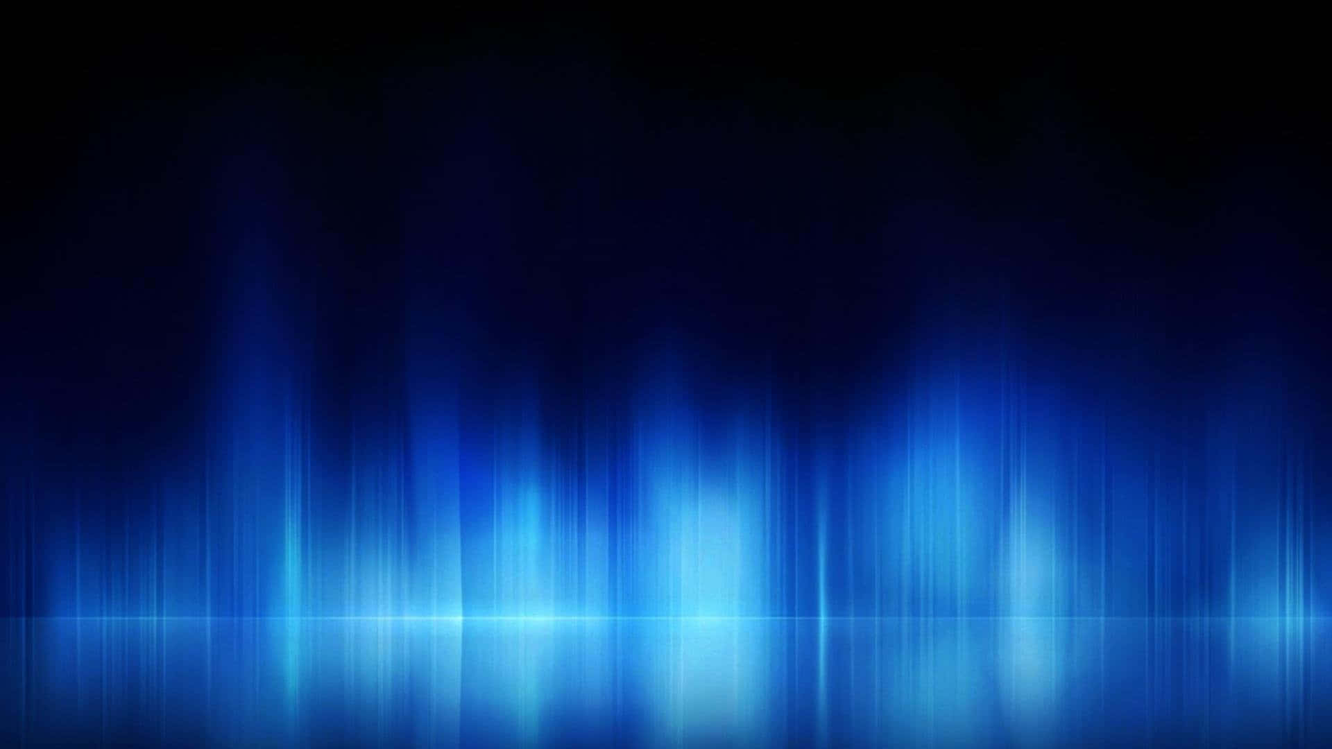 Glowing Light 桌布 壁紙 — 垂直藍色光線在黑暗背景中發光，營造出未來數位氛圍。