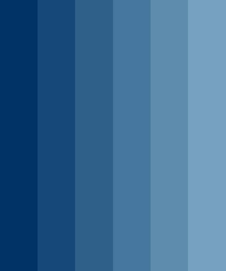 Gradient Blue 桌布 壁紙 — 垂直藍色條紋的漸變，從深海軍藍過渡到淺天藍色。