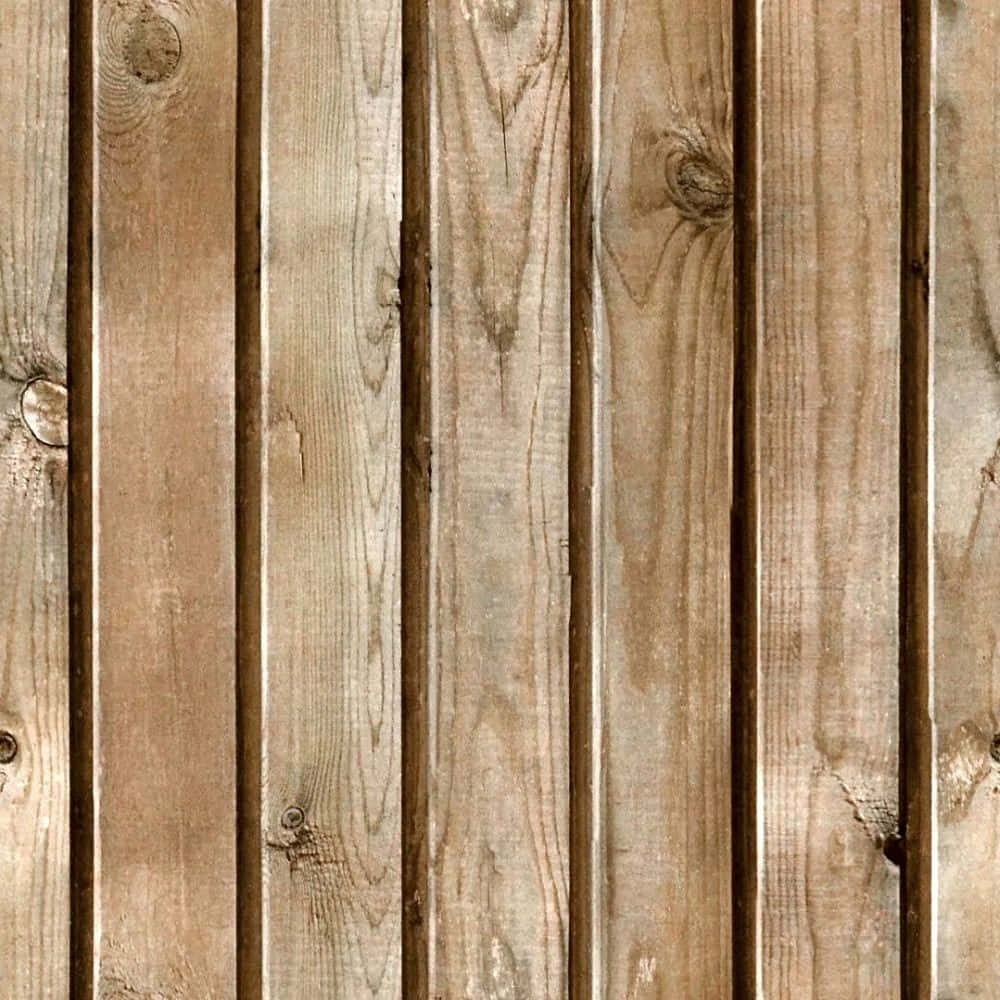 Wooden 桌布 壁紙 — 垂直風化木板，帶有天然木紋、節疤和溫暖大地色調的質樸質感。