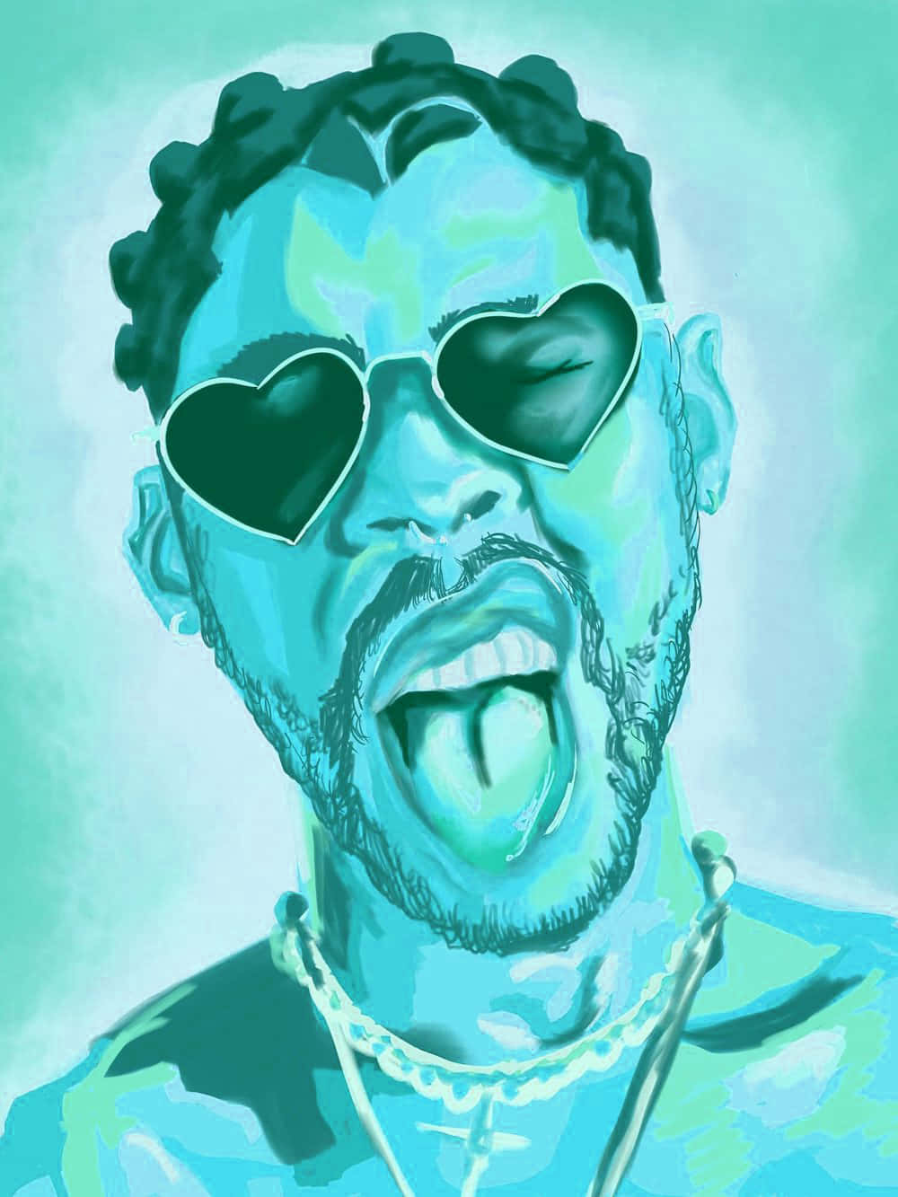 壞兔兔背景 壁紙