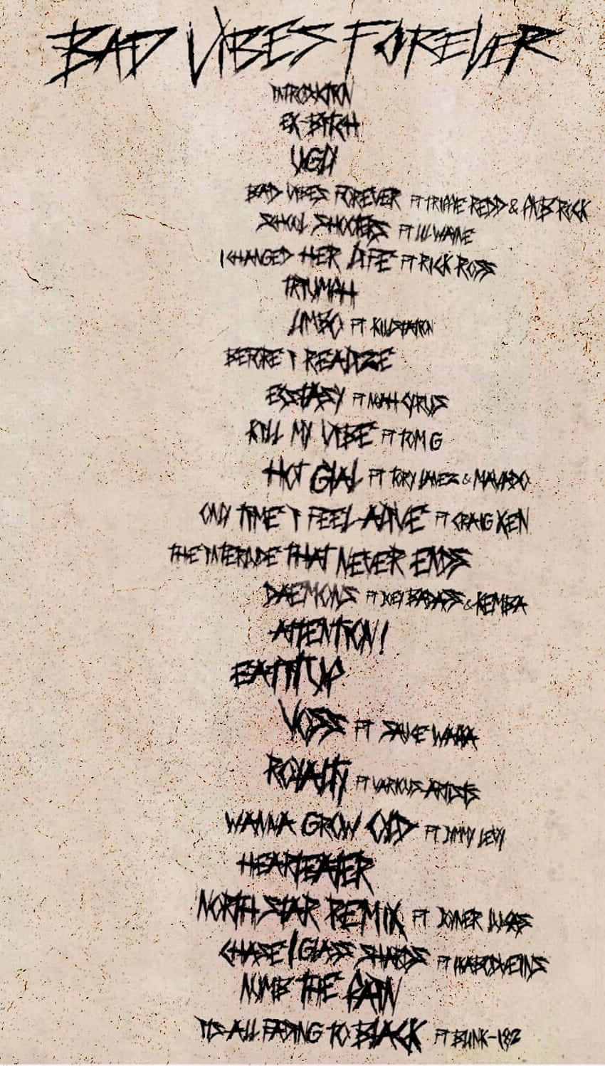 壞氣息 — Xxxtentacion 壁紙