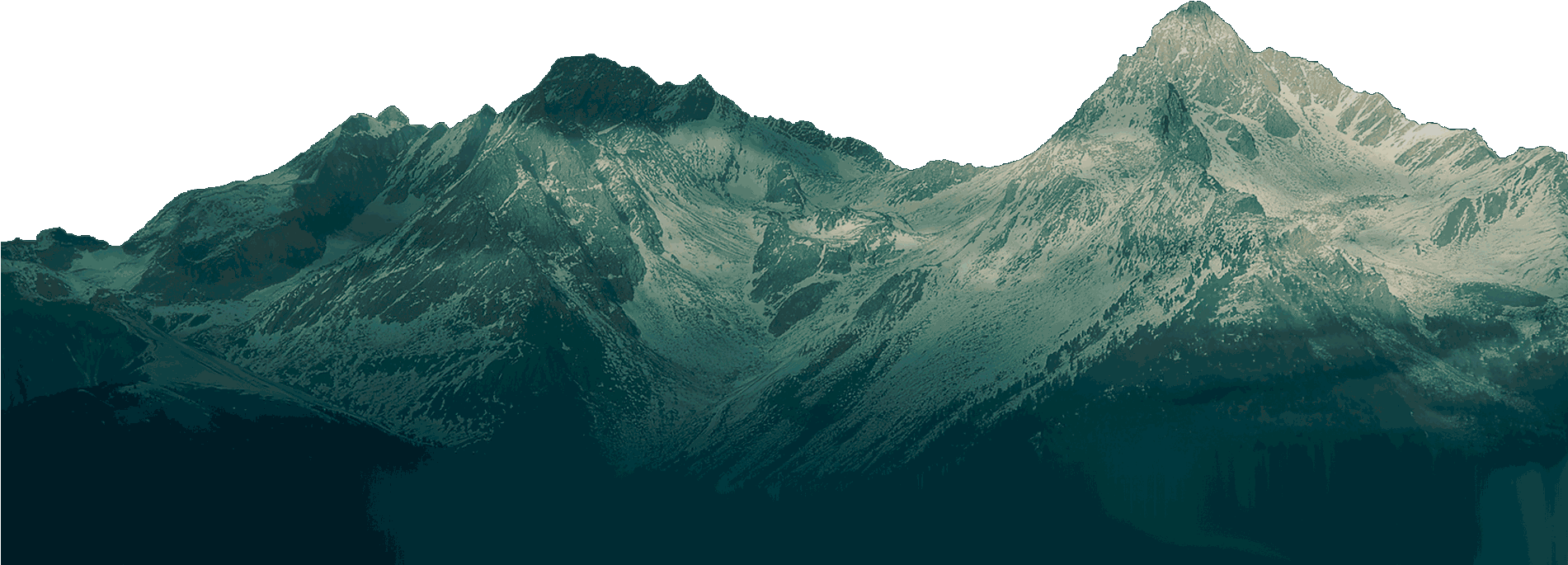 壯麗山脈全景 壁紙