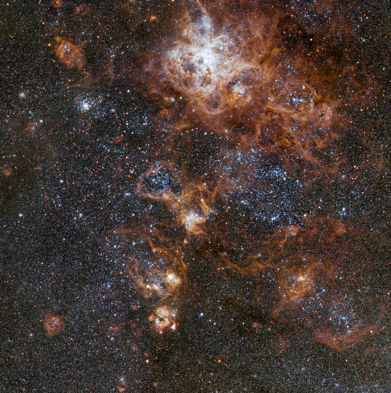 壯麗星雲景觀 壁紙