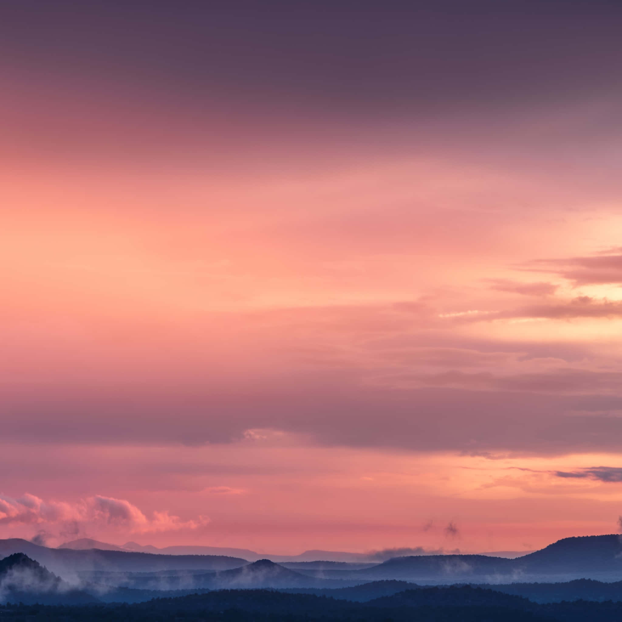 夕陽天空背景 壁紙