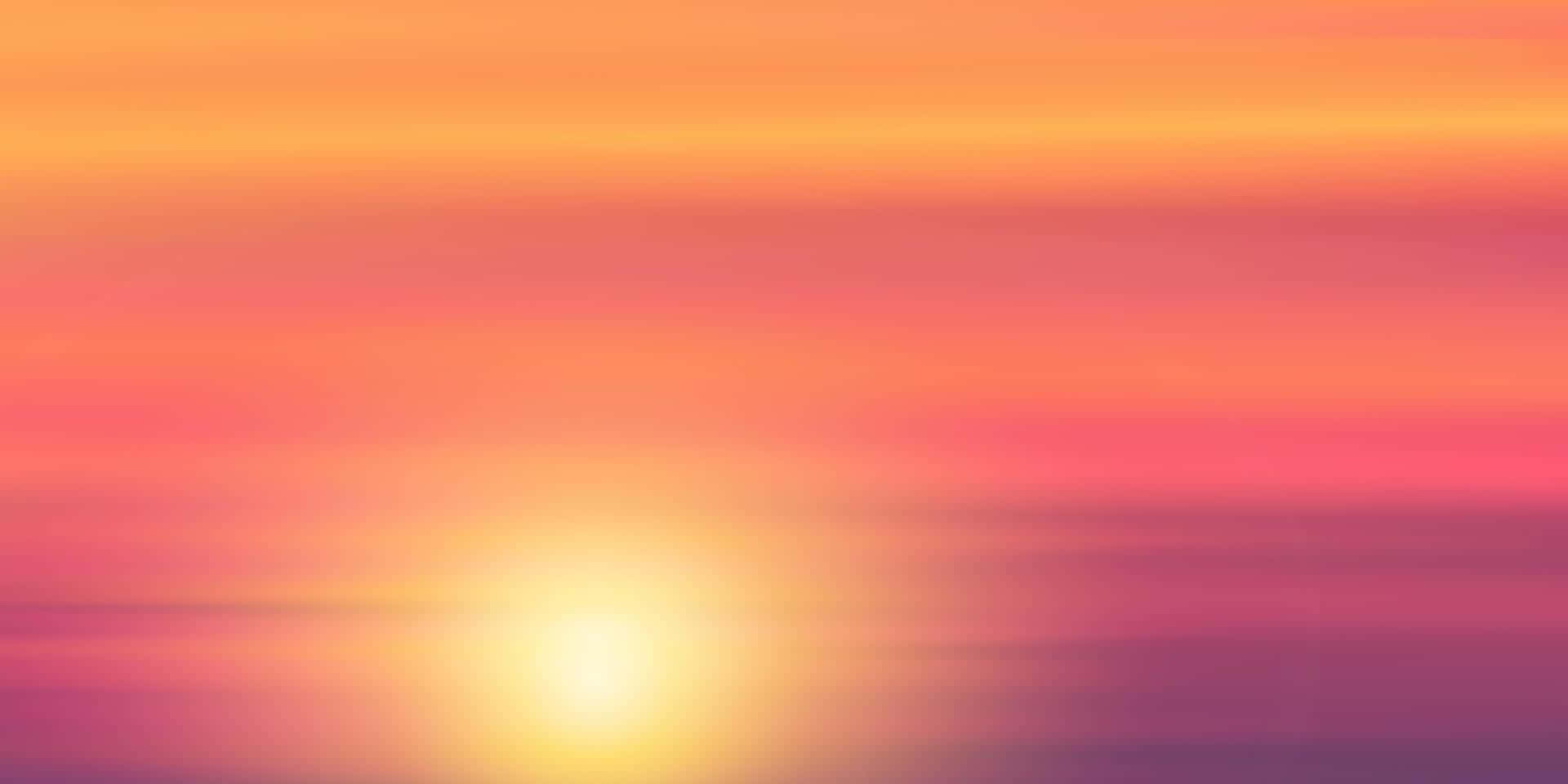 夕陽天空背景 壁紙