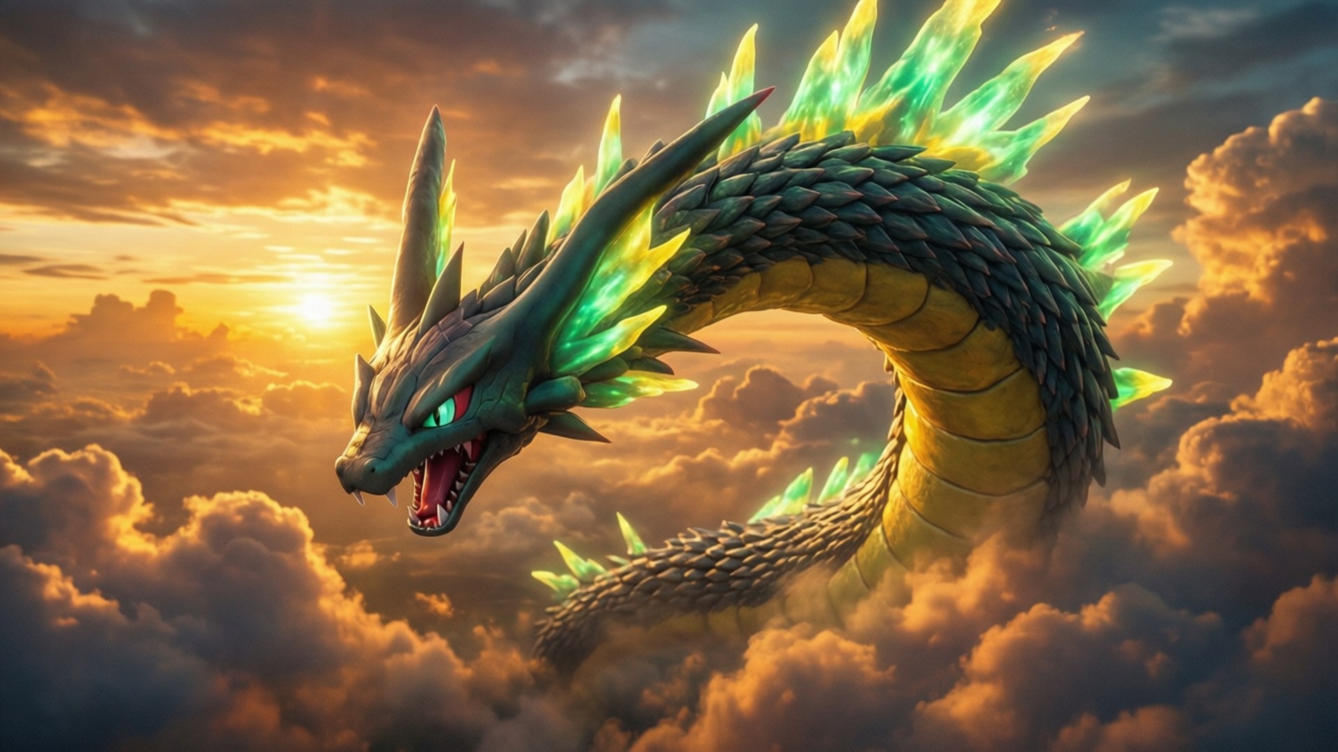 夕陽翱翔 壁紙