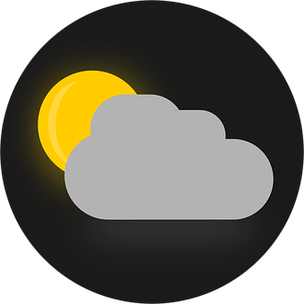 多雲天氣圖示 壁紙