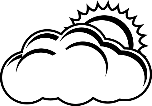 多雲時晴天氣圖示 壁紙
