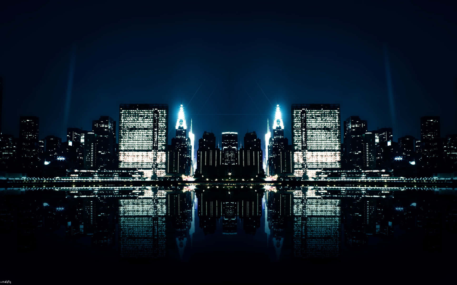 夜景城市背景