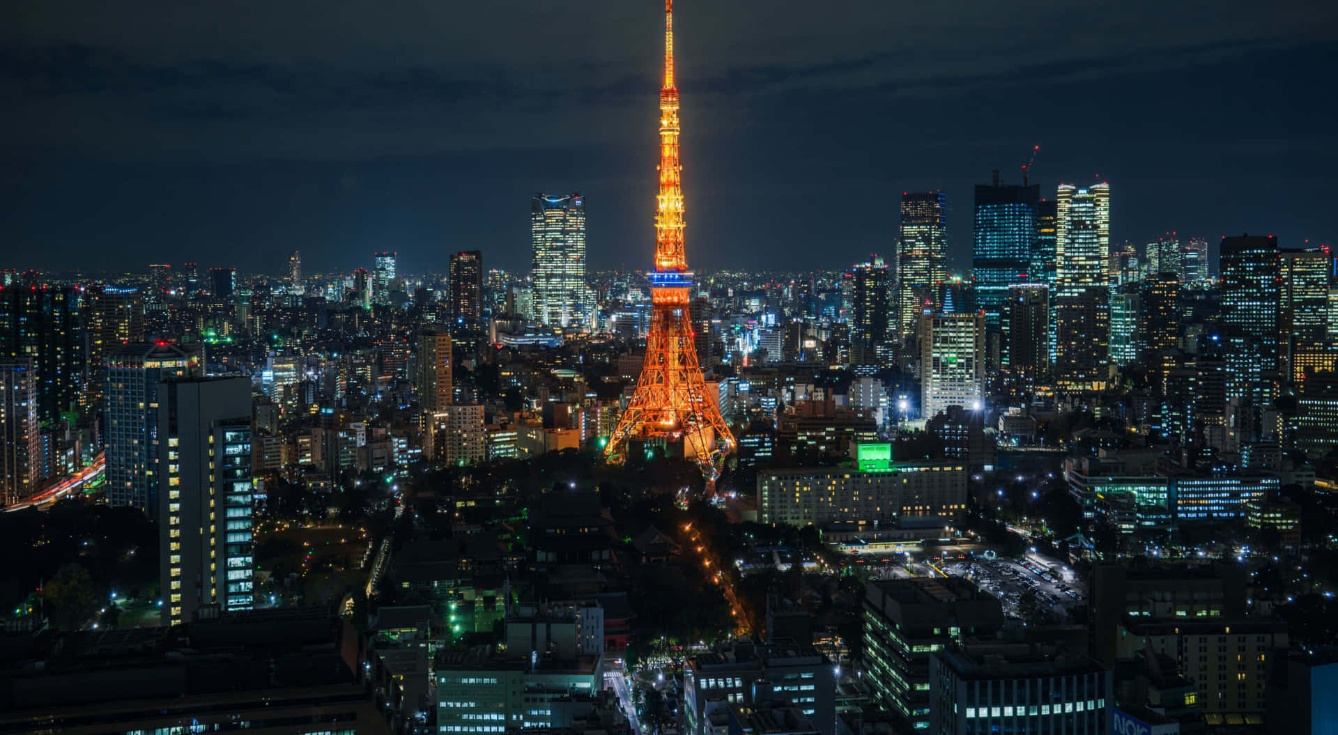 東京鐵塔夜景 — 東京 壁紙
