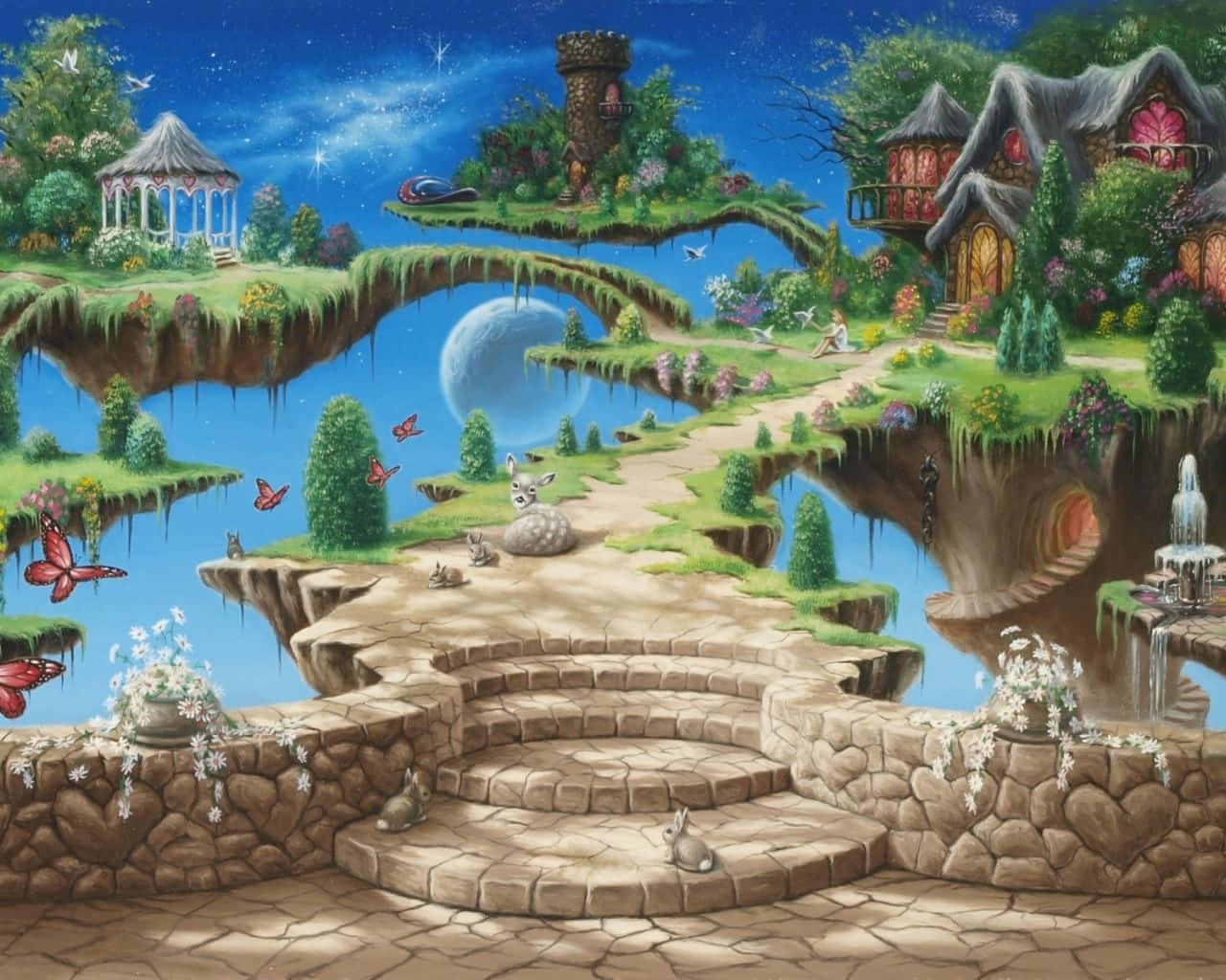 夢幻背景 壁紙