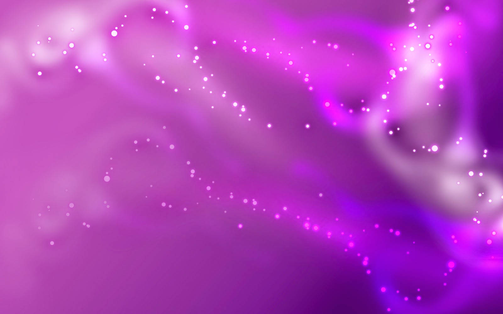 Violet 桌布 壁紙 — 夢幻般的漸變色，柔和紫色和洋紅色的漩渦，閃爍的白色點點在迷霧背景中飄浮。