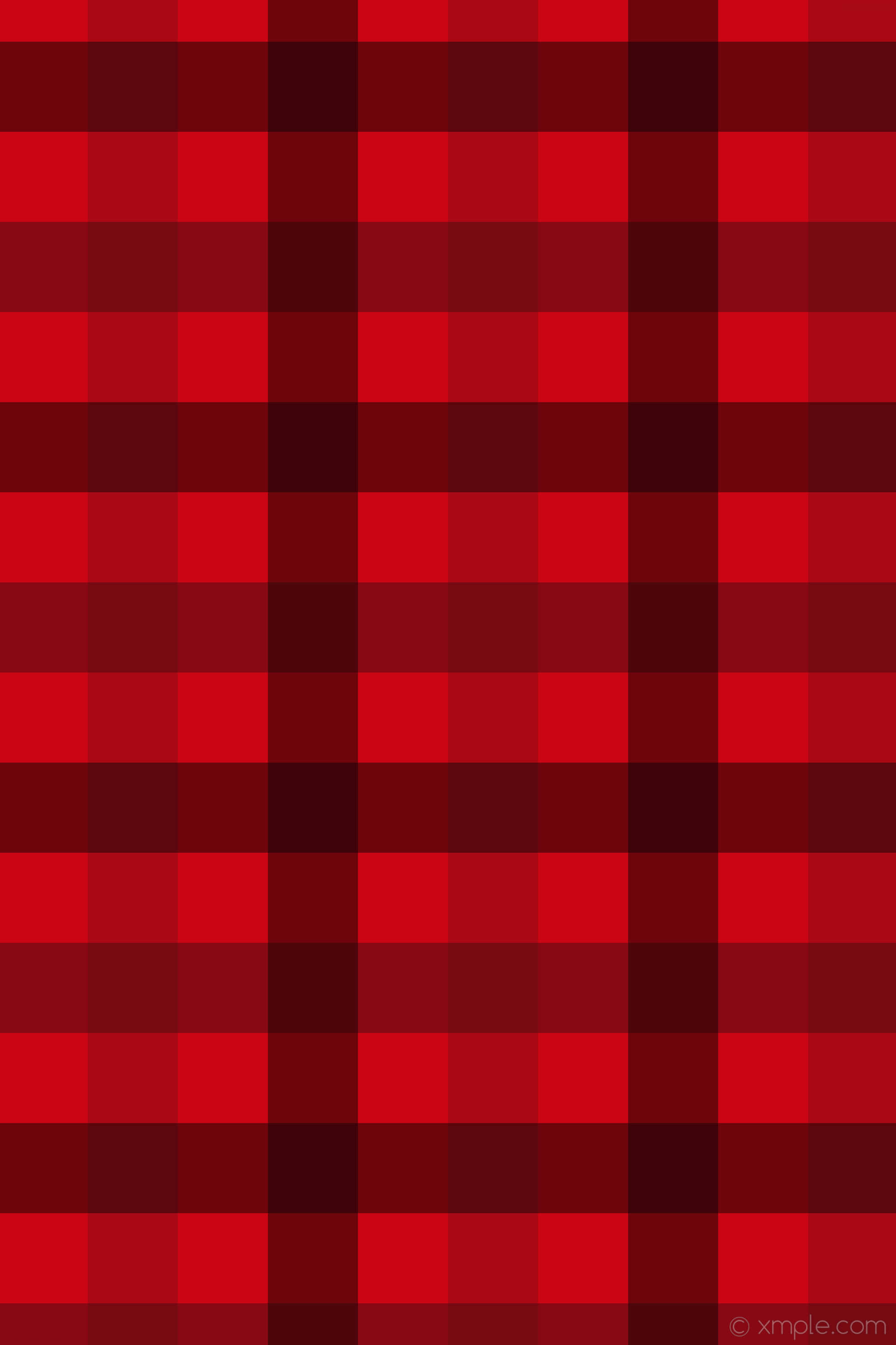 Black And Red Plaid 桌布 壁紙 — 大膽的紅色和深紅色格子圖案，交替的方格營造出經典的格紋質感。