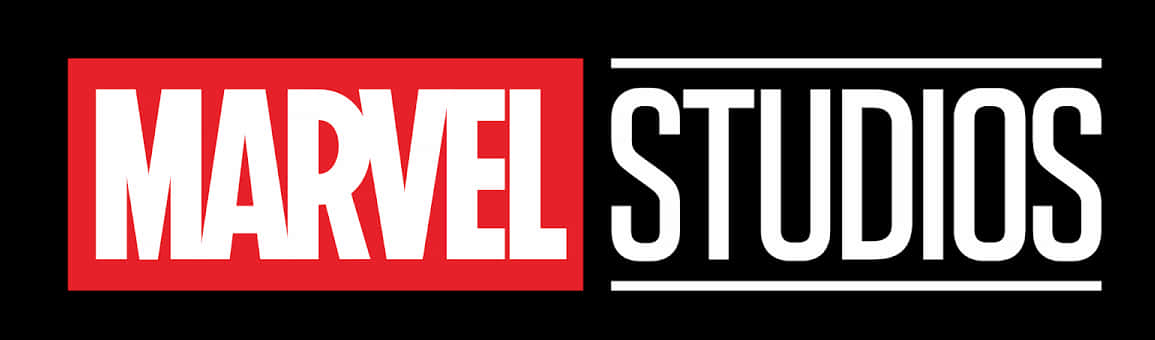 標誌 桌布 壁紙 — 大膽的紅色和白色Marvel Studios標誌，黑色背景，簡潔現代字體。
