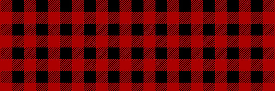 Black And Red Plaid 桌布 壁紙 — 大膽的紅黑格子圖案，每個方格內有對角線條紋。