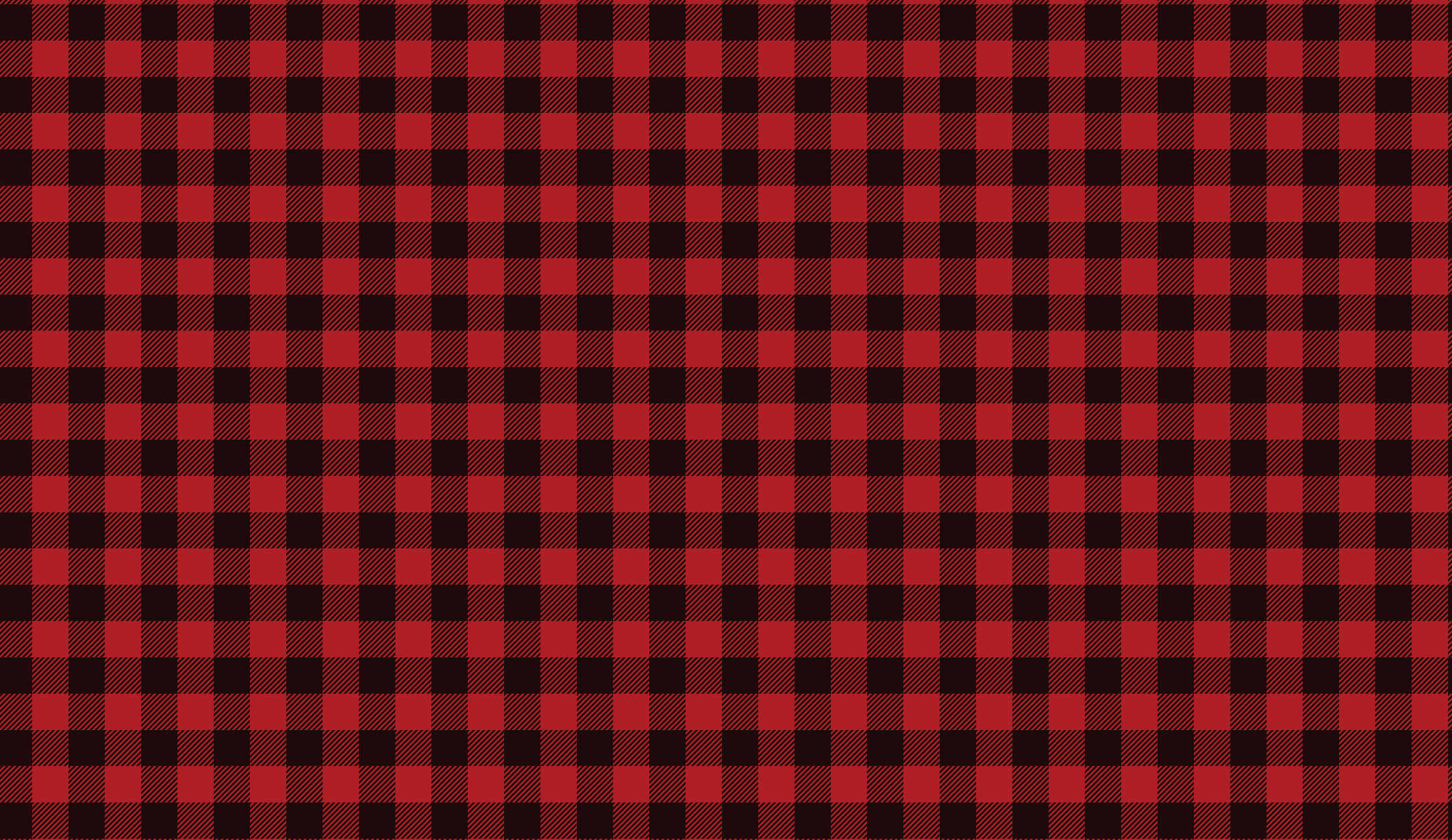 Fabric 桌布 壁紙 — 大膽的紅黑格子圖案，清晰的交叉線條形成經典的 Buffalo Check 設計。
