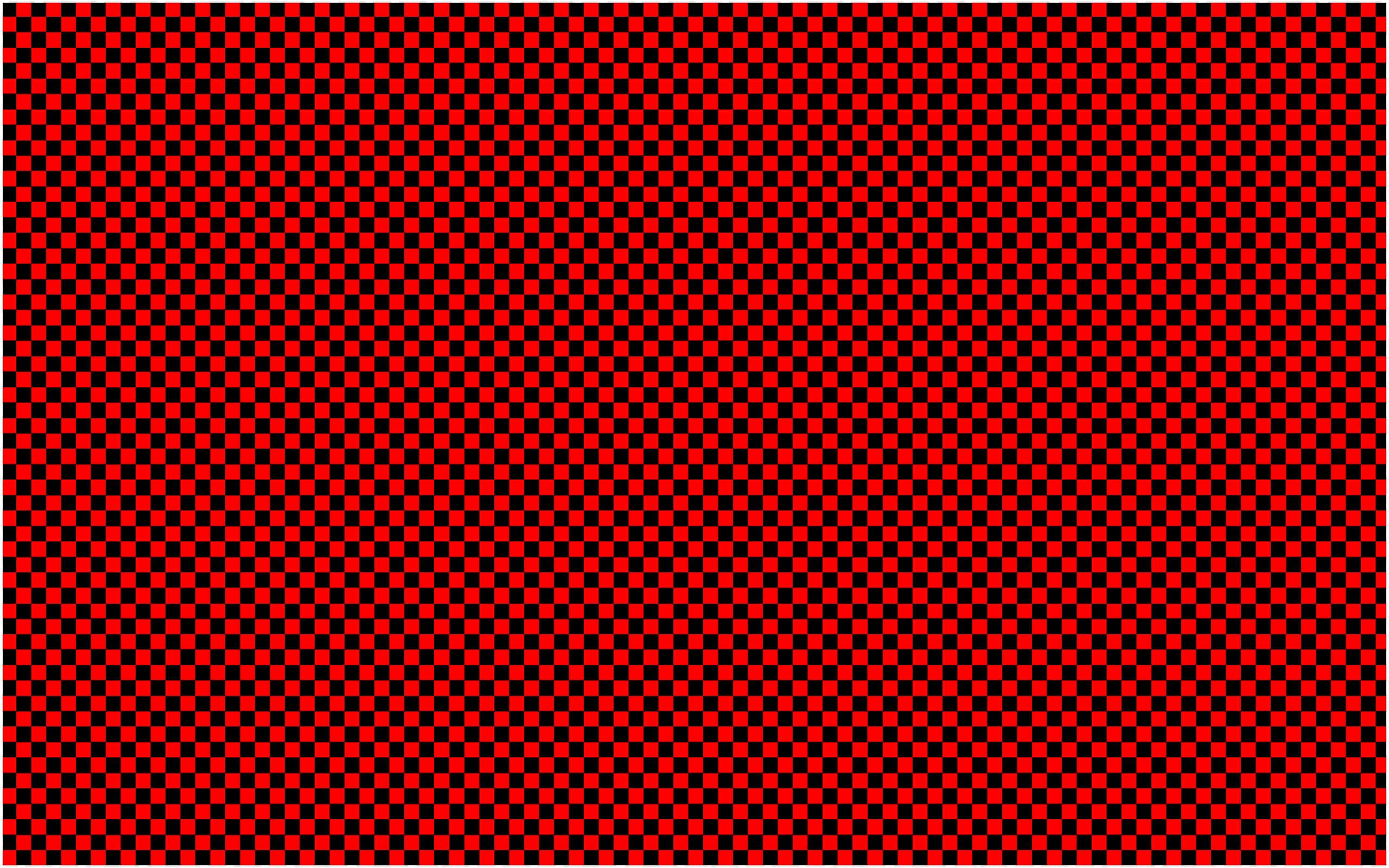 Red Checkered 桌布 壁紙 — 大膽的紅黑棋盤格圖案以高對比度的幾何精準度填滿整個畫面。