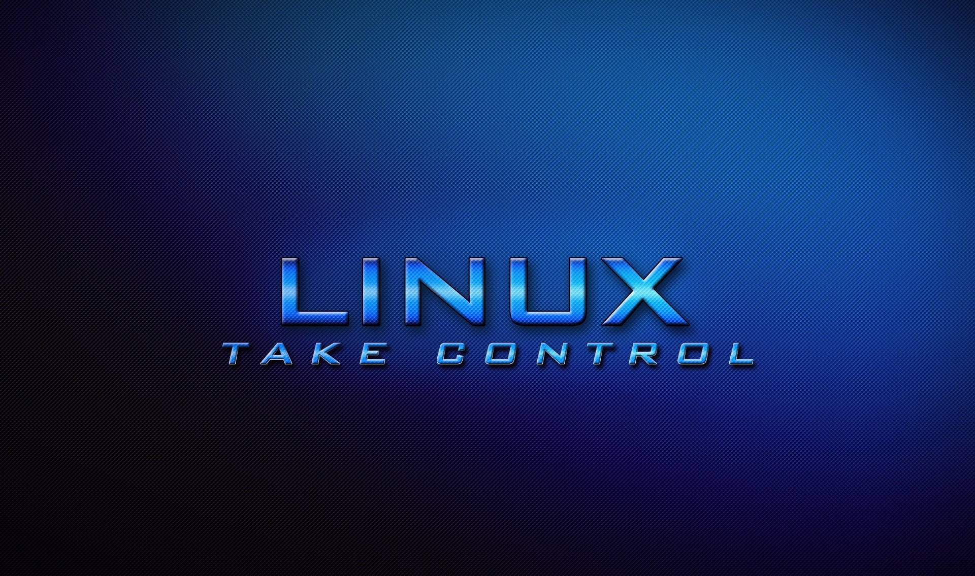 藍色漸變背景上的 Linux take control 標誌 — Valorant Logo 壁紙