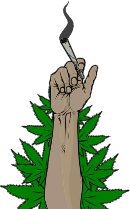 大麻文化拳握大麻菸 壁紙