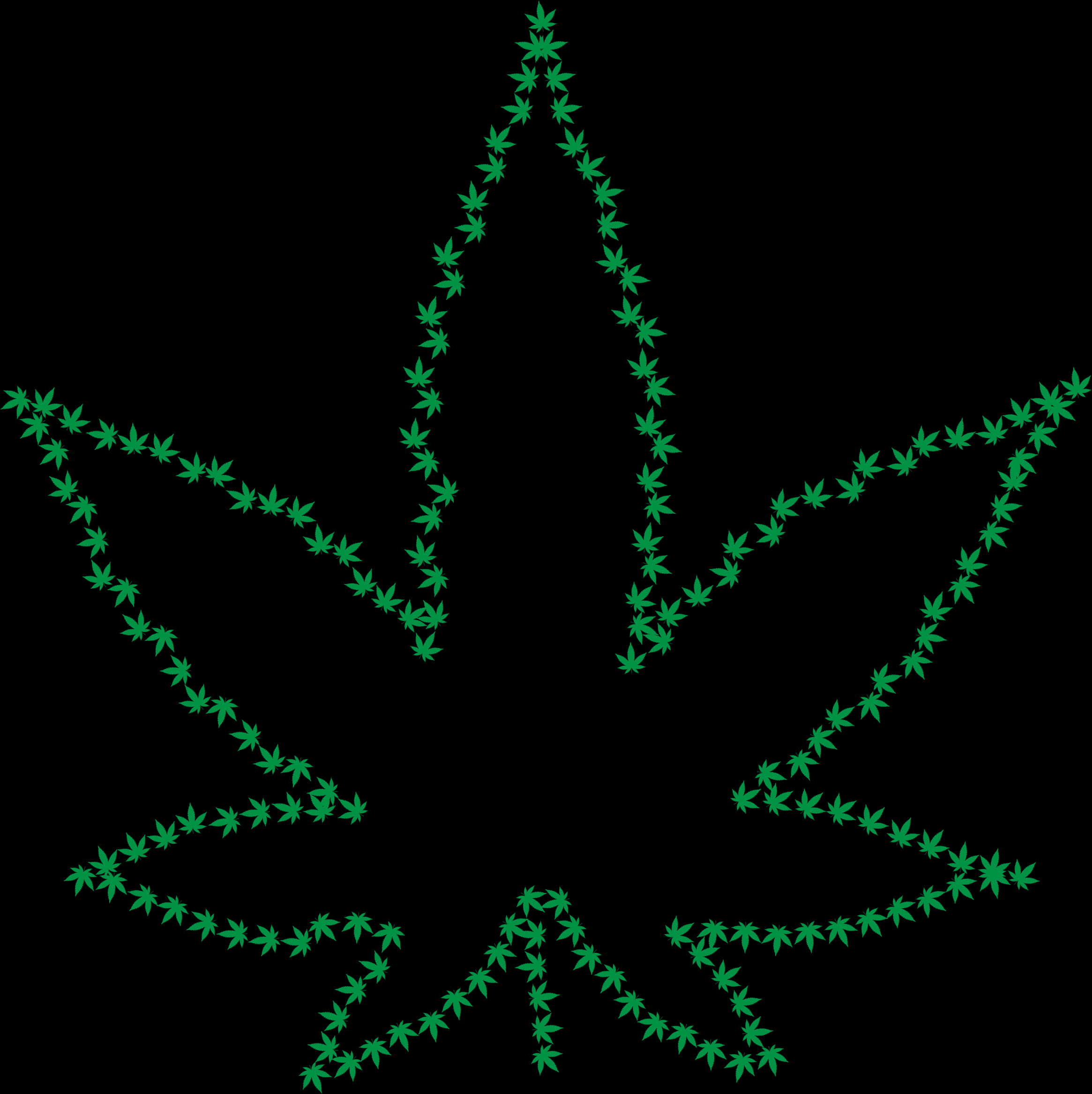 大麻葉藝術設計 壁紙