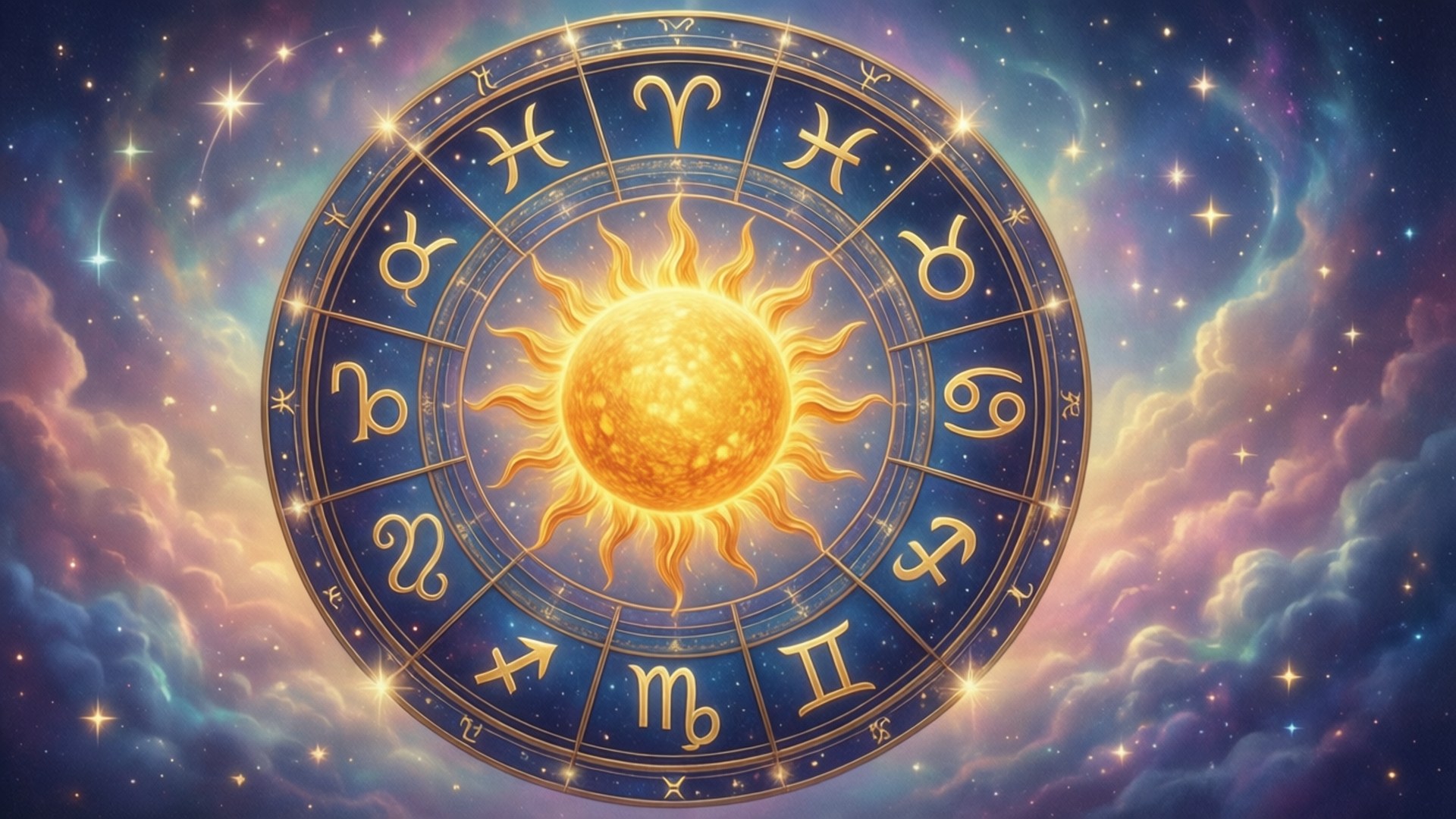 天體星座輪盤 壁紙