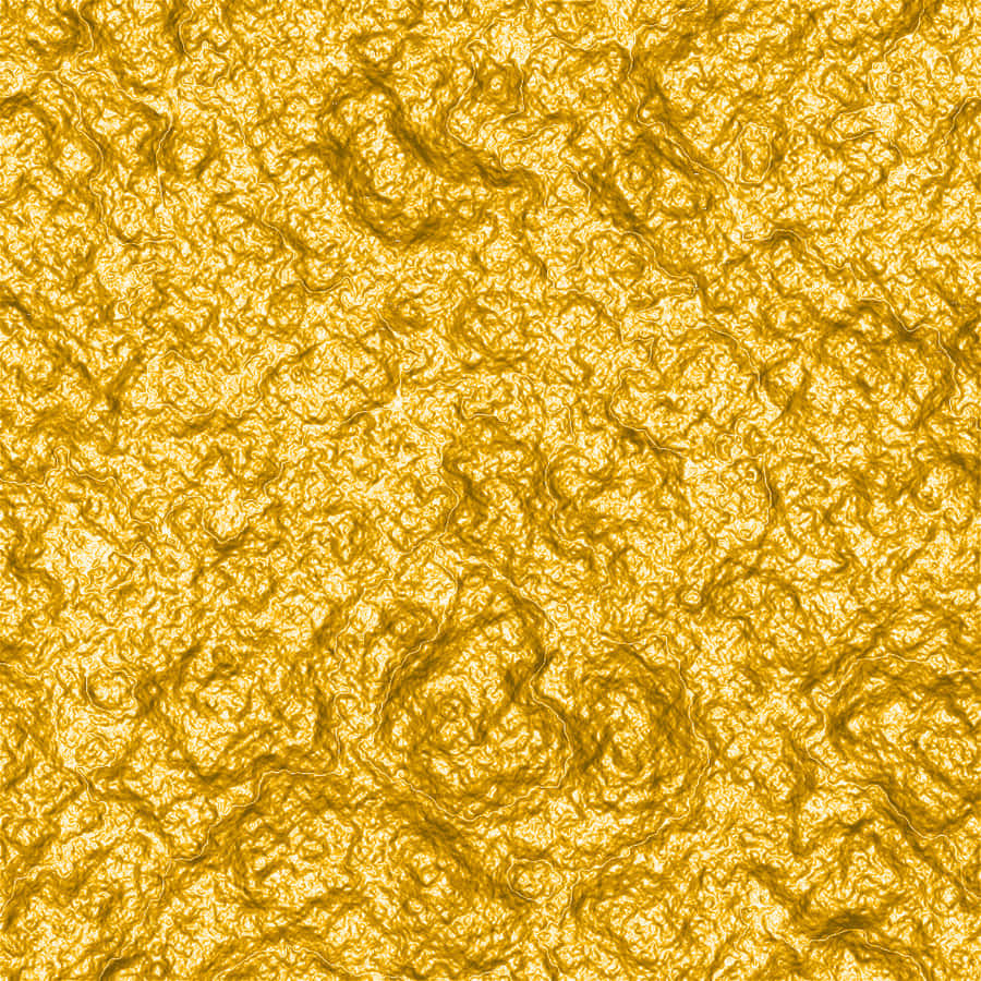 Gold Texture 桌布 壁紙 — 太陽湍急金色表面的特寫，帶有旋轉的粒狀結構和明亮的太陽耀斑。