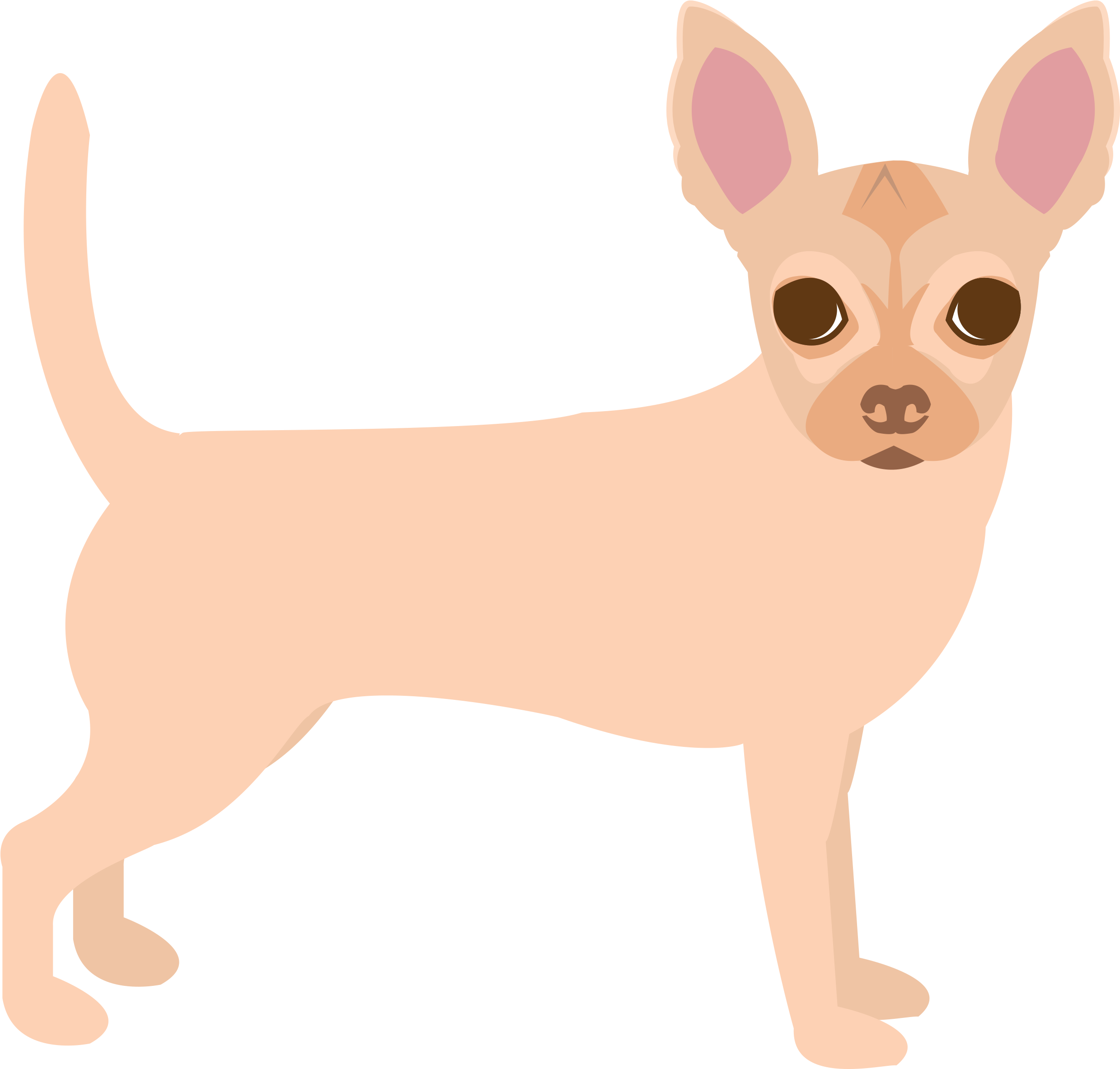 奇娃娃卡通插畫 壁紙
