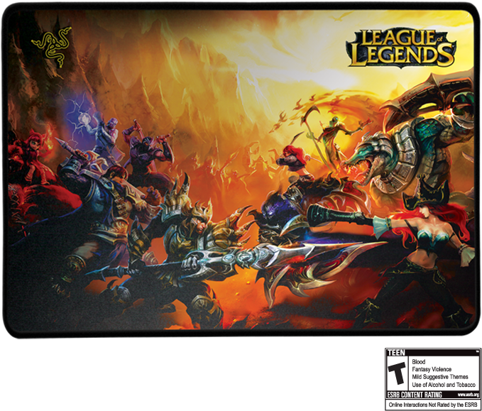 英雄聯盟 桌布 壁紙 — 奇幻戰士在League of Legends宣傳藝術作品中，於熾熱天空下展開激烈戰鬥。