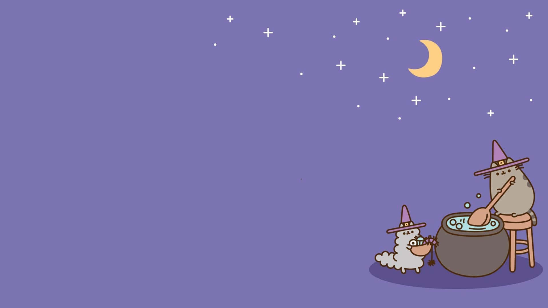 胖吉貓背景 — Pusheen 動圖 壁紙
