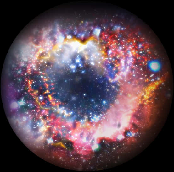 宇宙星雲爆發