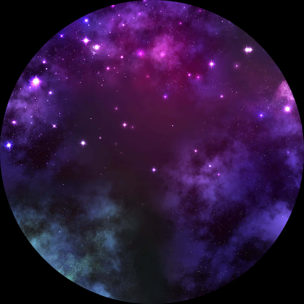 宇宙星雲與星辰之環 壁紙