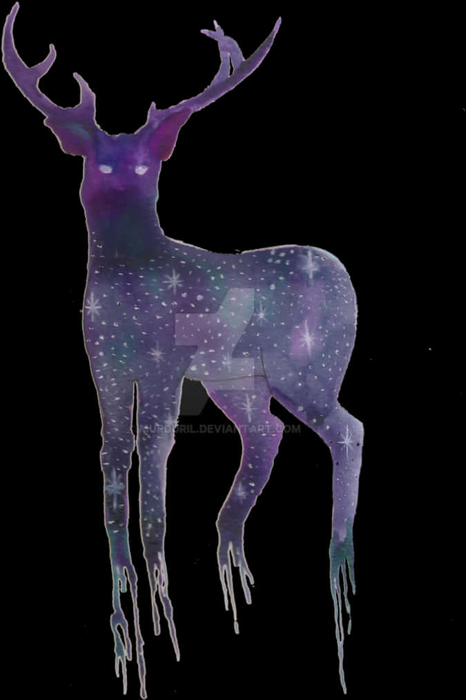 宇宙雄鹿藝術 壁紙