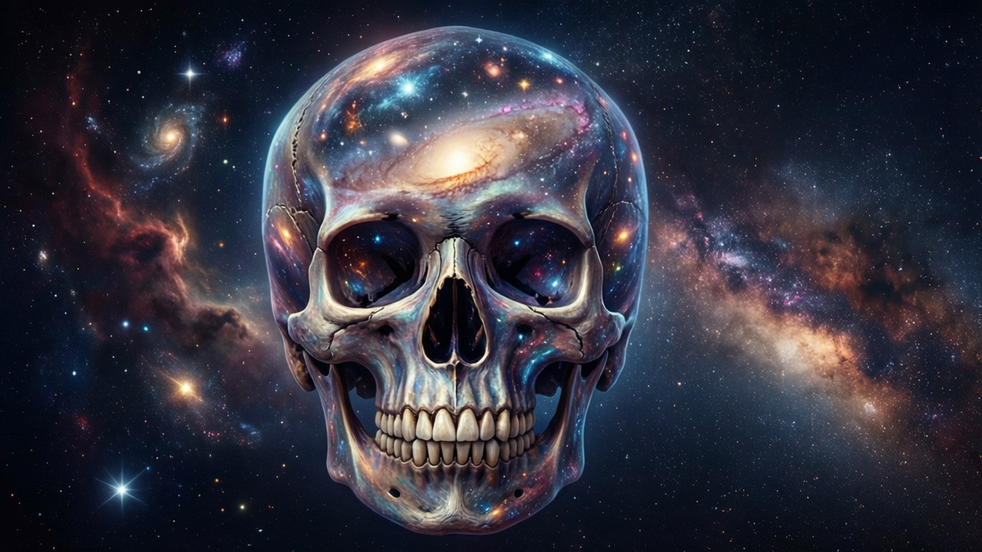 宇宙骷髏星系 壁紙