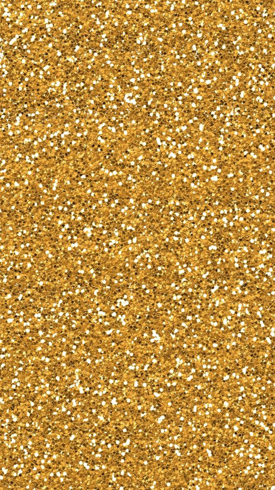 High Resolution Gold 桌布 壁紙 — 密集的金色和白色閃光粒子場營造出閃閃發光的紋理表面。