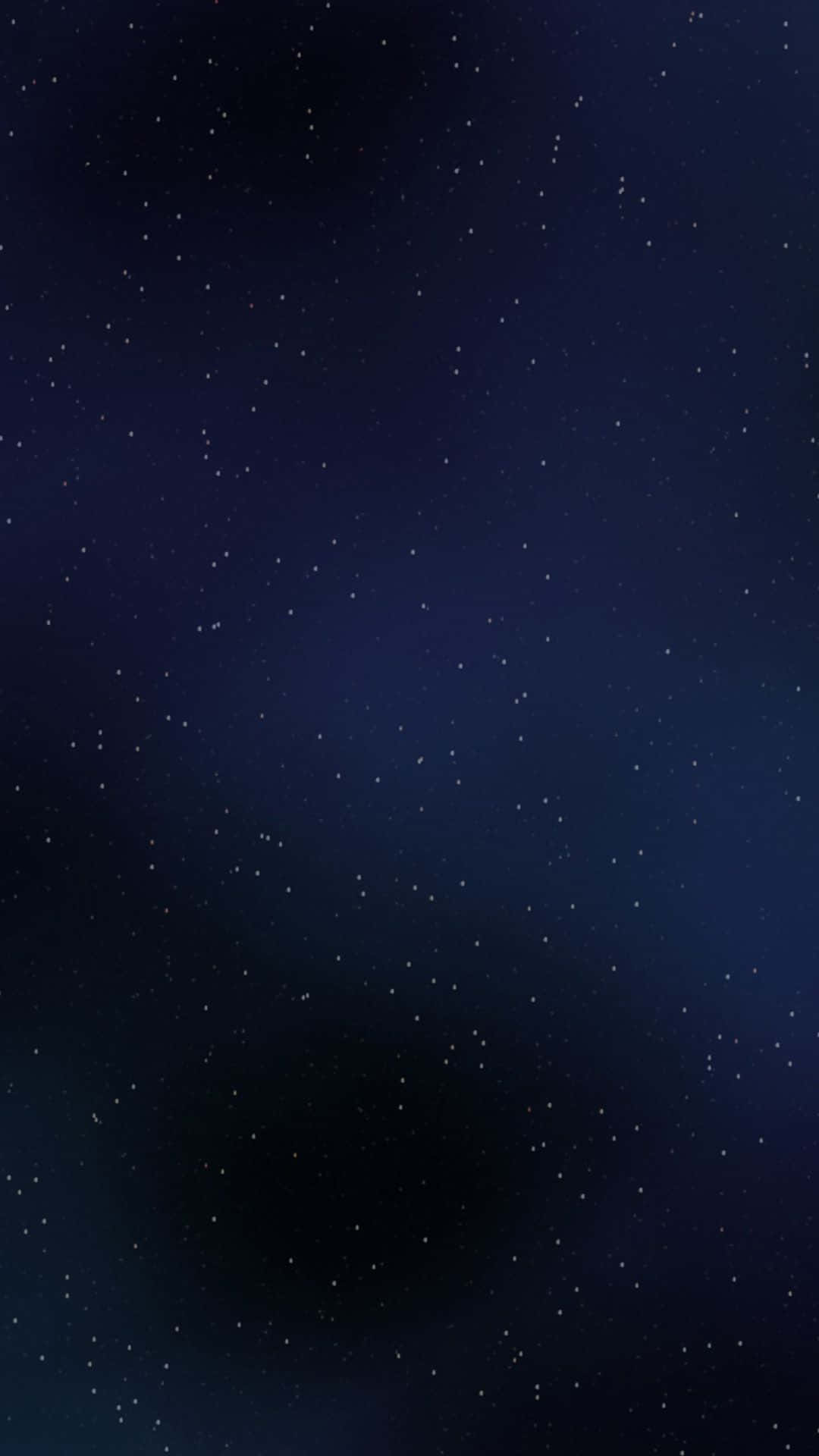 Galaxy S5 桌布 壁紙 — 寧靜的夜空，充滿閃爍的星星，背景為深藍色漸變。