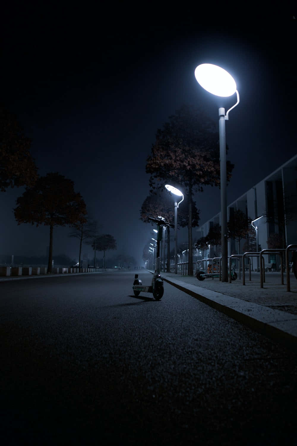 寧靜的夜空，點綴著繁星 壁紙