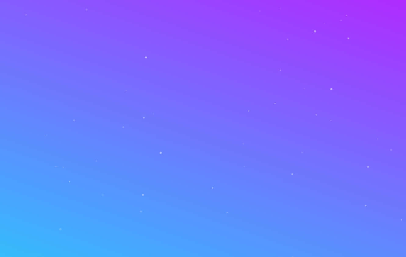 Interactive 桌布 壁紙 — 寧靜的漸變天空，從藍色過渡到紫色，散落著類似星星的白色點點。