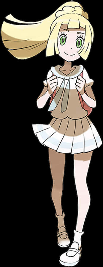 寶可夢訓練家少女美術圖 壁紙