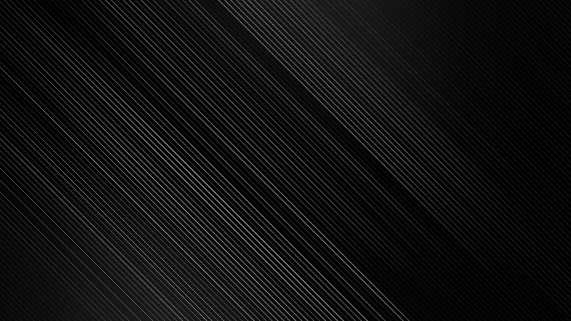 Minimalist Pattern 桌布 壁紙 — 對角銀色線條在深黑色漸變背景上延伸，營造出時尚簡約的抽象圖案。
