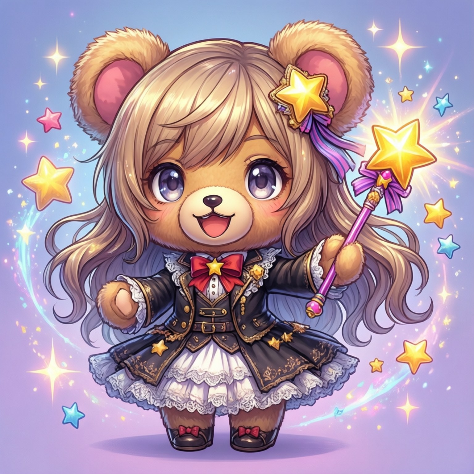 小熊泰迪星魔法 壁紙