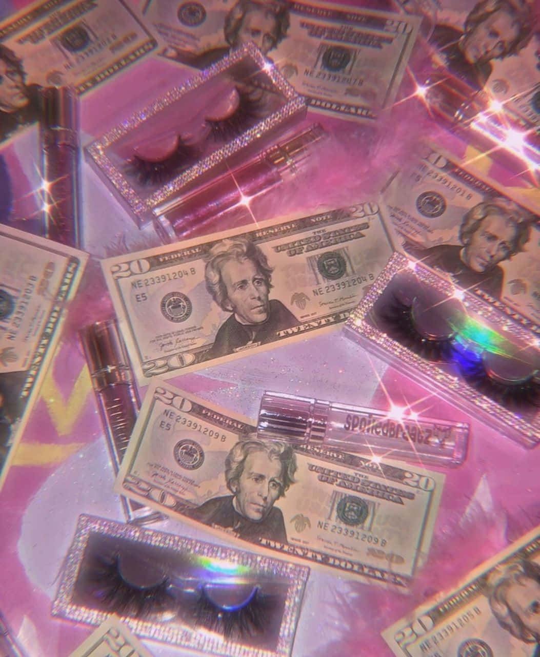 少女心金錢閃亮美學 壁紙
