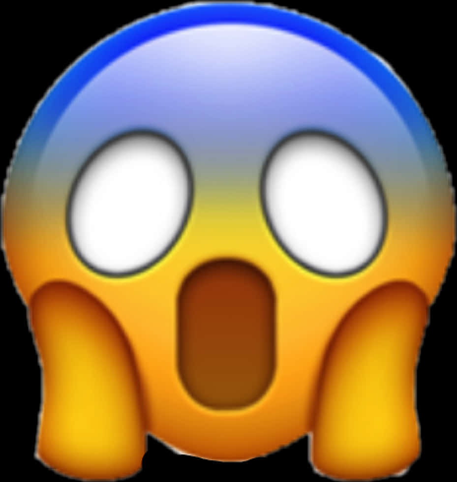 尖叫臉表情符號 壁紙