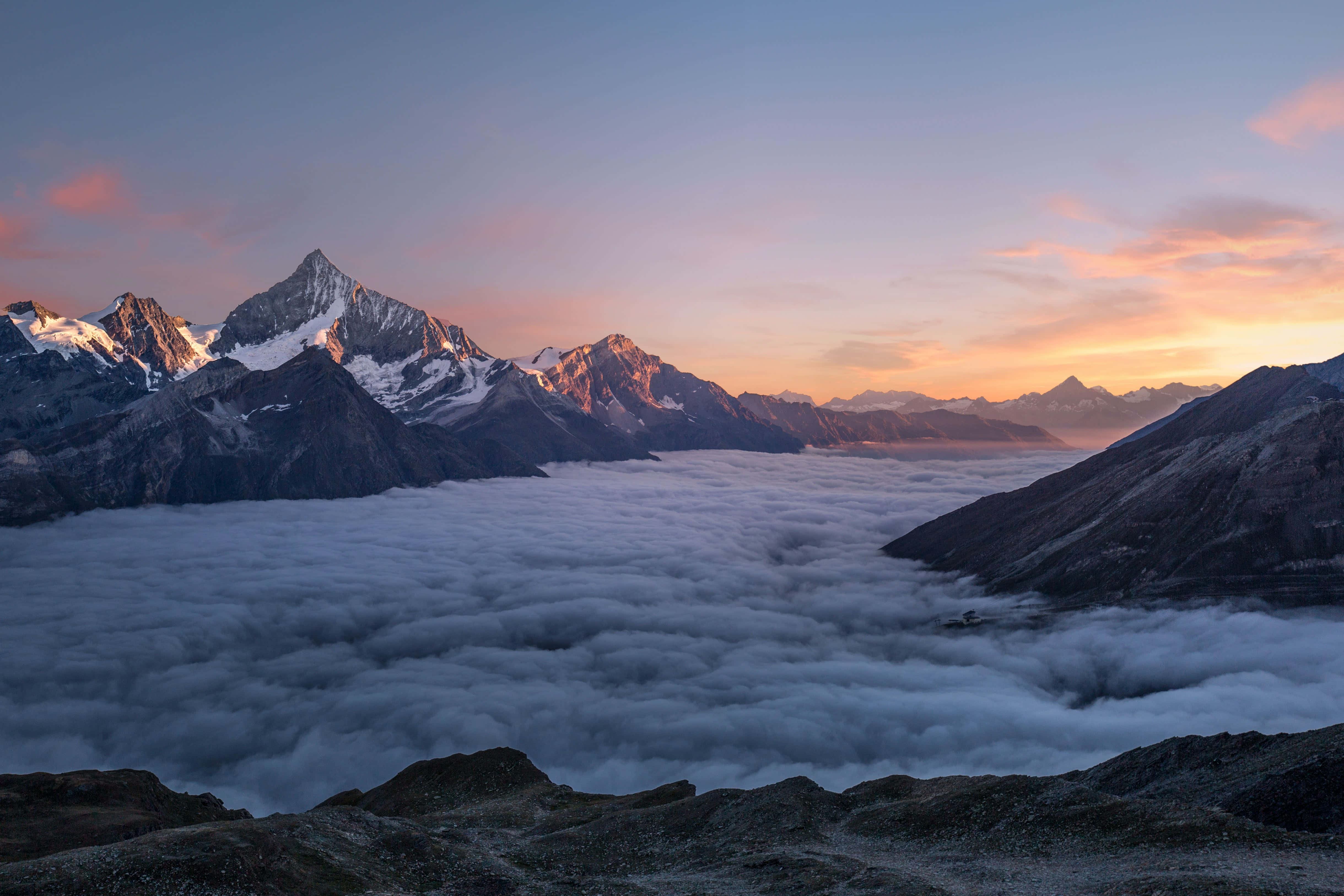 山脈背景 壁紙