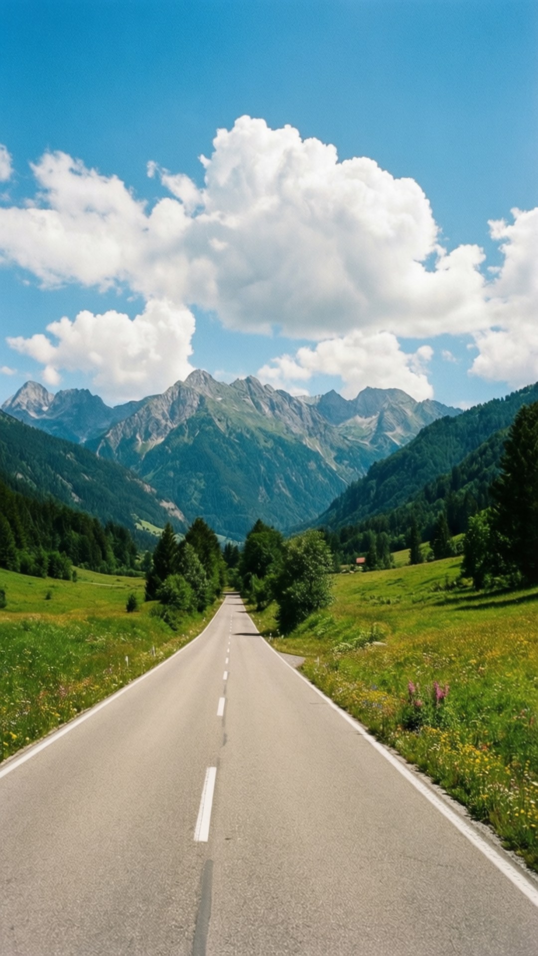 山間公路之旅 壁紙