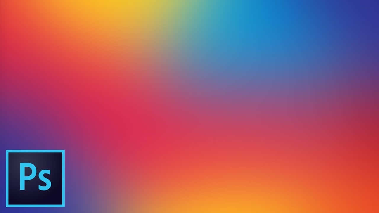 彩色漸變背景上的Adobe Photoshop標誌。 — Valorant Logo 壁紙