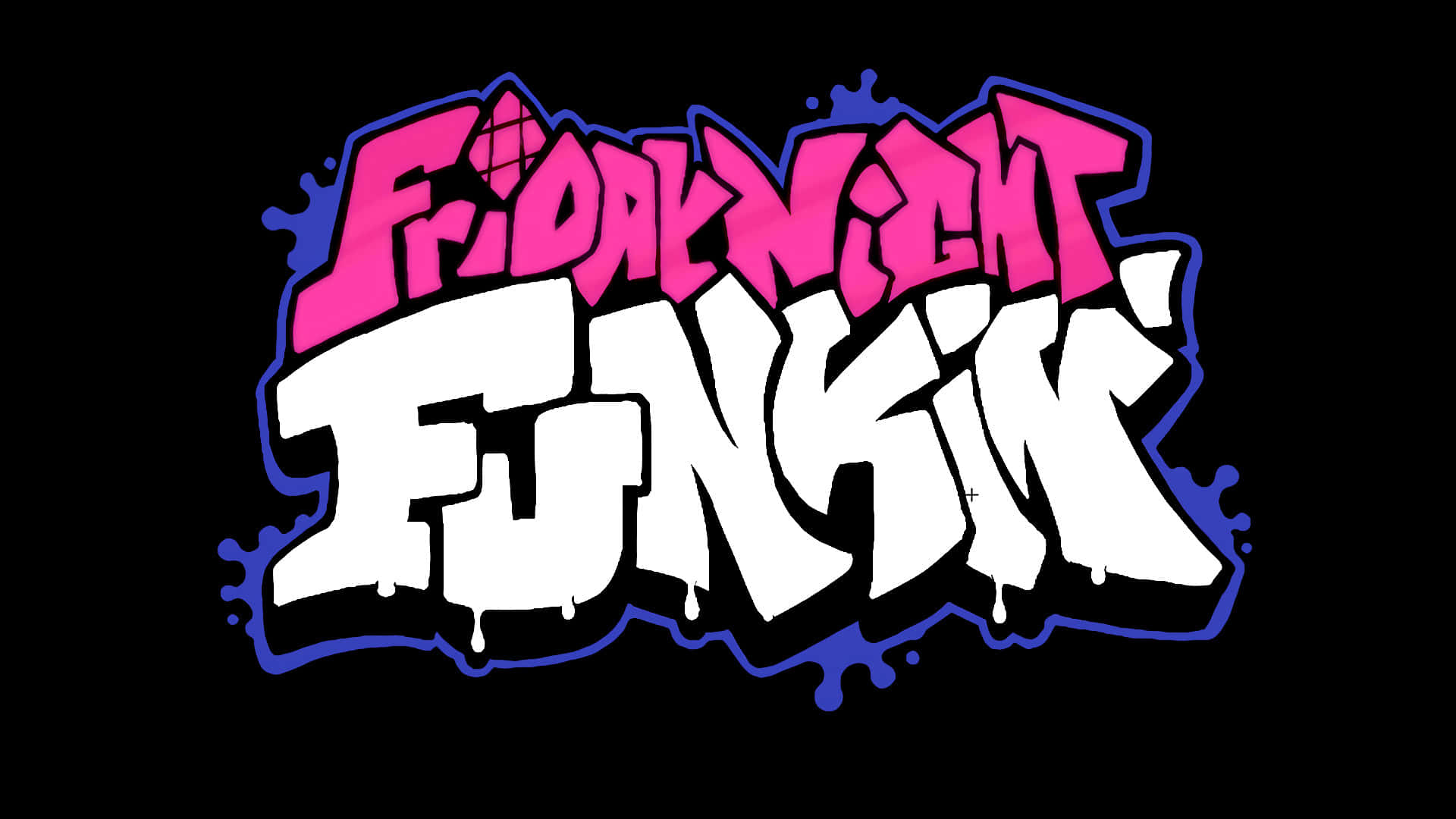 帶有『fucking funk』字樣的塗鴉標誌 壁紙