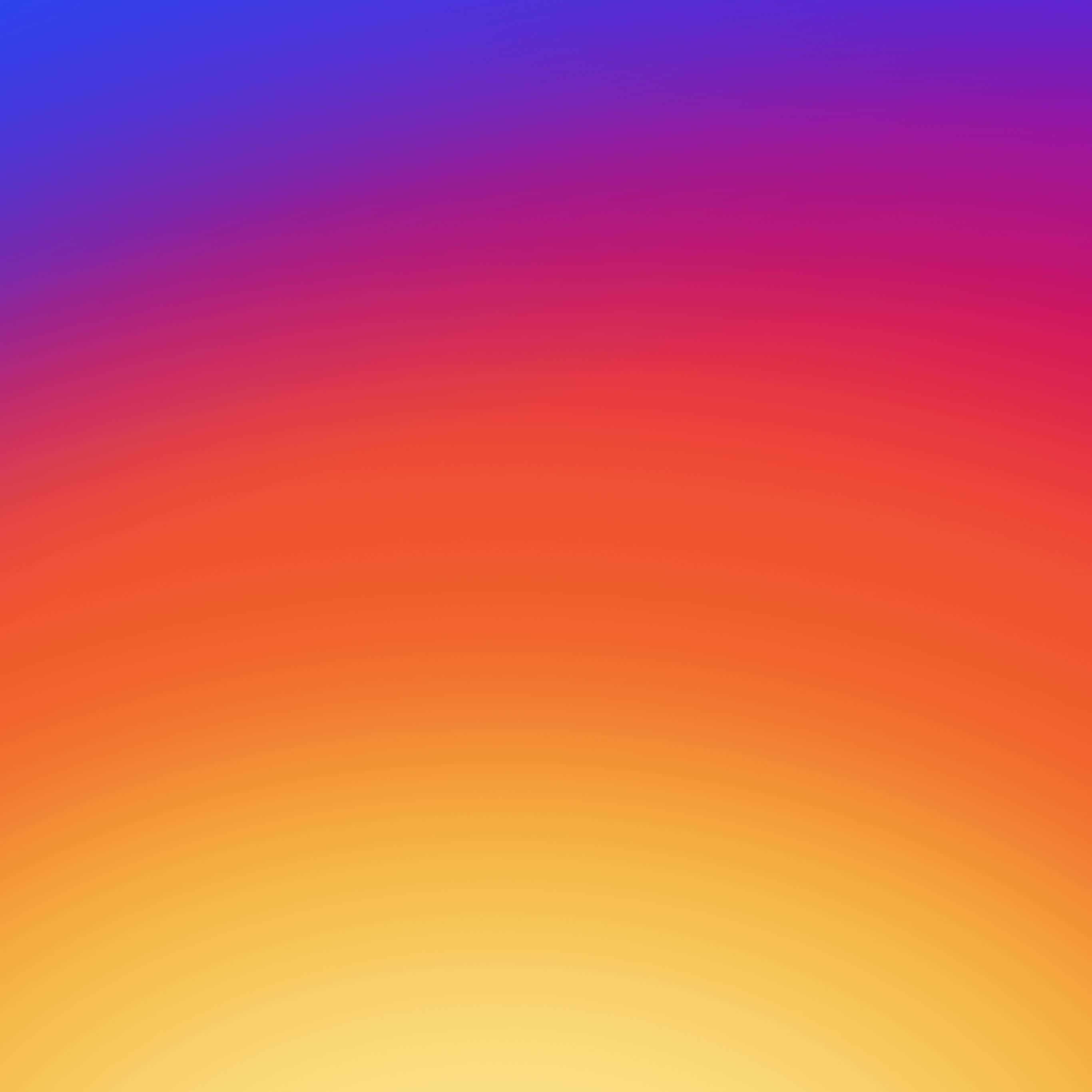 Yellow Gradient 桌布 壁紙 — 平滑漸層從深藍色過渡到充滿活力的洋紅色，然後到溫暖的橙色和黃色。