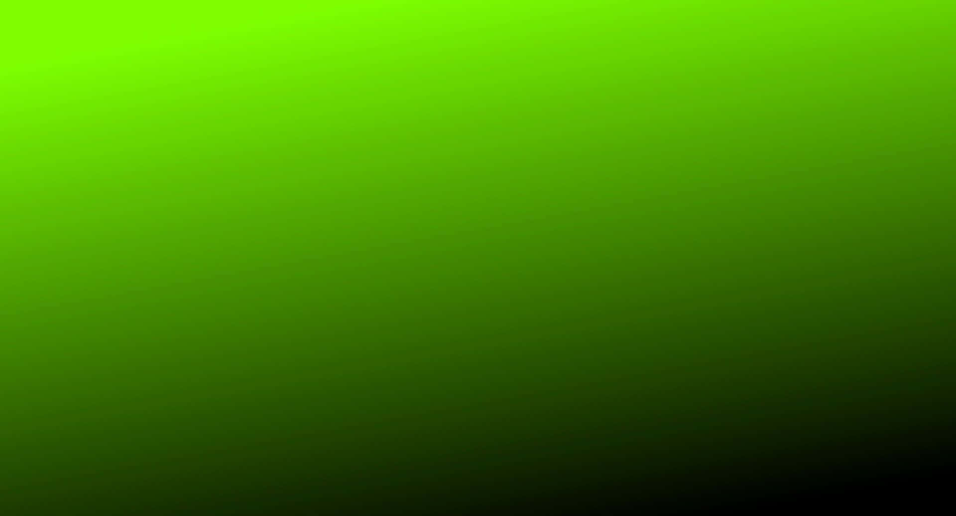 Green Gradient 桌布 壁紙 — 平滑漸層從頂部的亮萊姆綠色過渡到底部的深森林綠色，逐漸淡出為黑色。